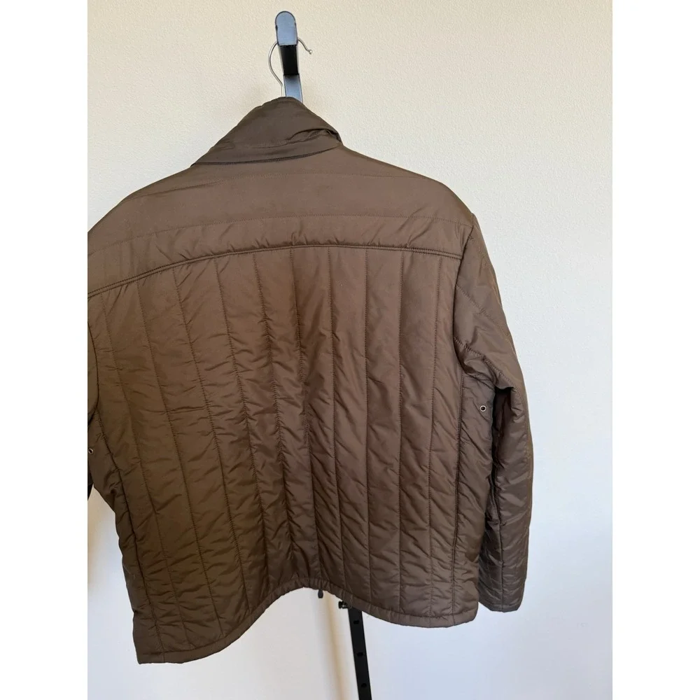Vintage polo ralph lauren brown puffer jacket‎ Size L Retro Y2K Men's